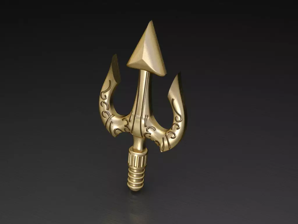 Poseidon Trident 3D print model