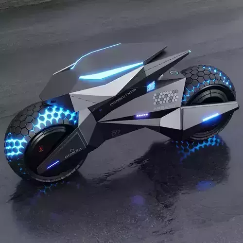 Robot Motorcycle 3D model