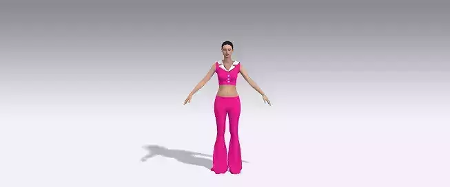 two pieces  veriscoat and pant suit pink