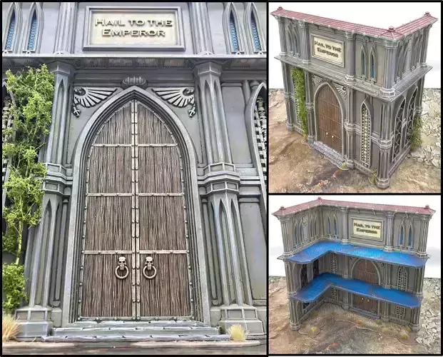 Tabletop Terrain Ruin Gatebuilding