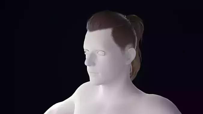 Realistic Male Hair