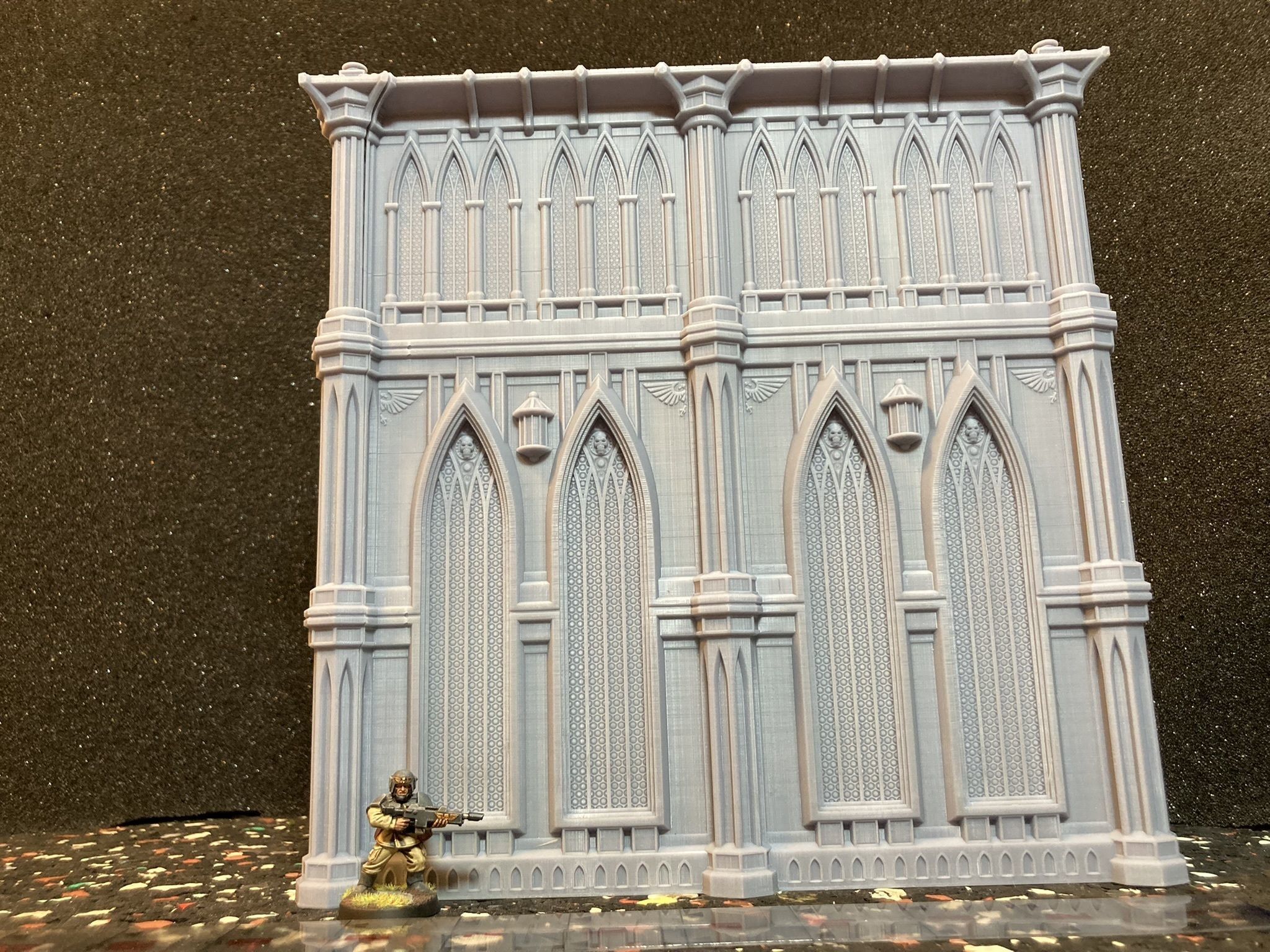 Tabletop Terrain Gothik Ruin Building 3D print model_5