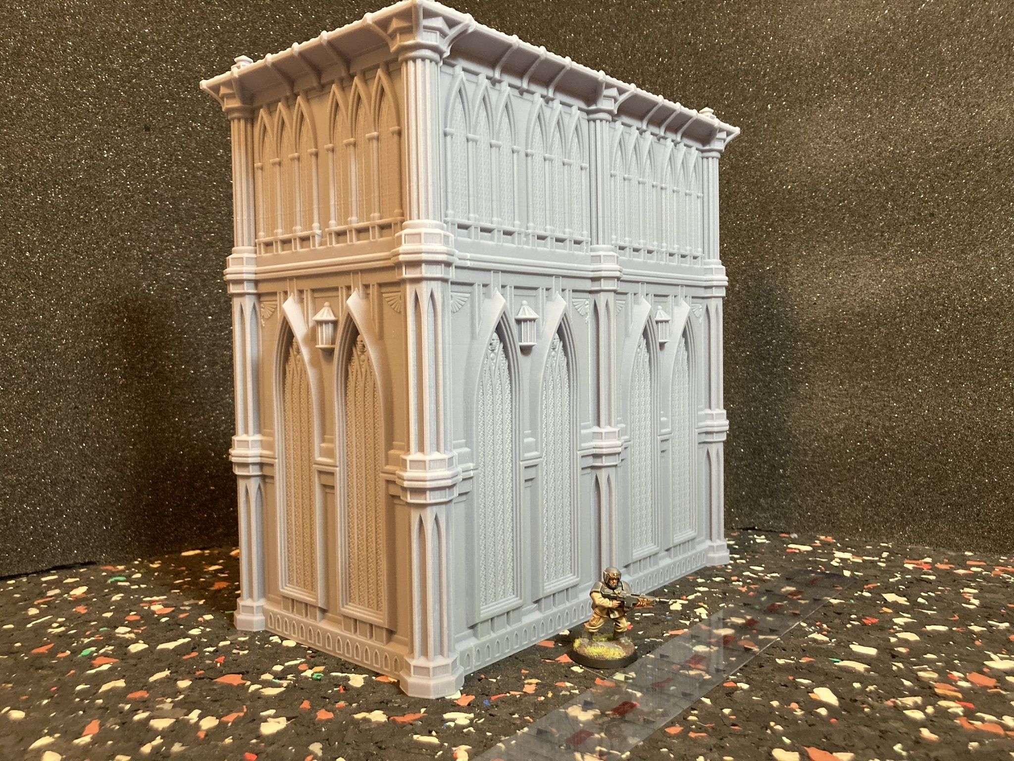 Tabletop Terrain Gothik Ruin Building 3D print model_4