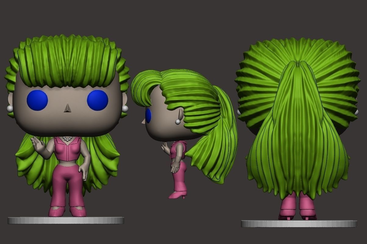 THE BARBIE POP FUNKO 3D print model_6