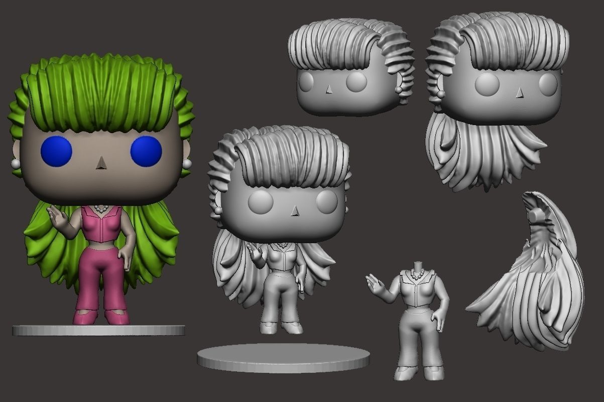 THE BARBIE POP FUNKO 3D print model_5