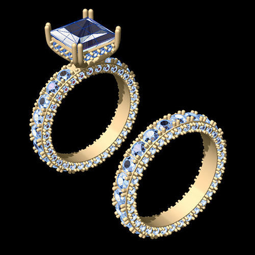 Ring and Back Ring infinity Free 3D print model