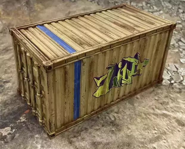 6 Designs Shipping Container 3D print model