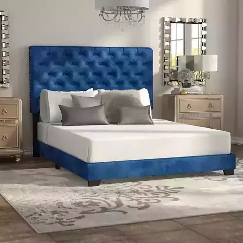 Circe Upholstered Bed 3D model