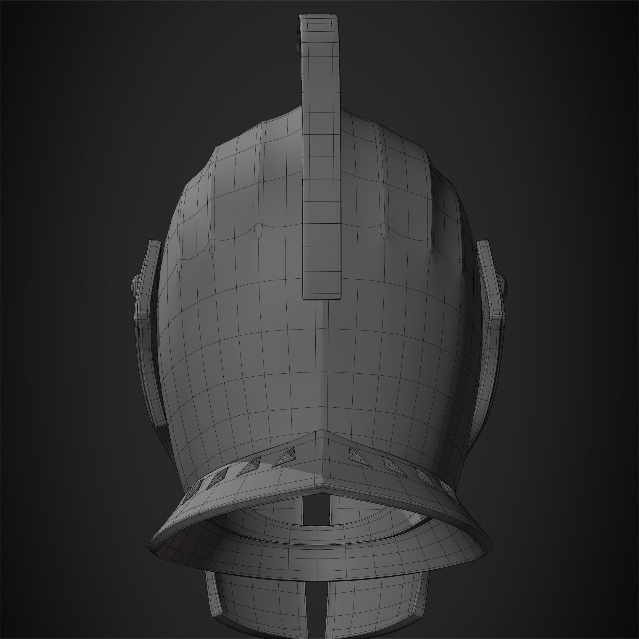 Dark Souls Faraam Helmet for Cosplay 3D print model_17