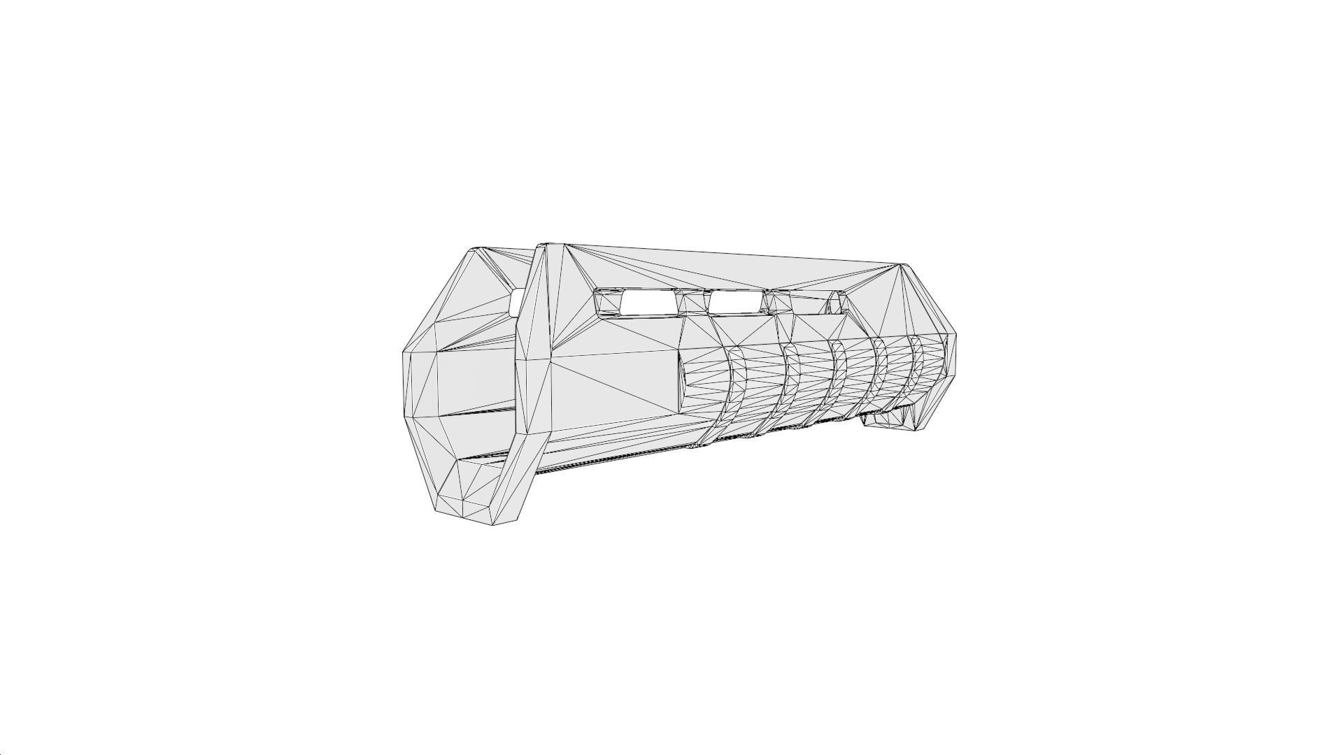 Magpul Stock and Forend for Remington 870 3D model_14