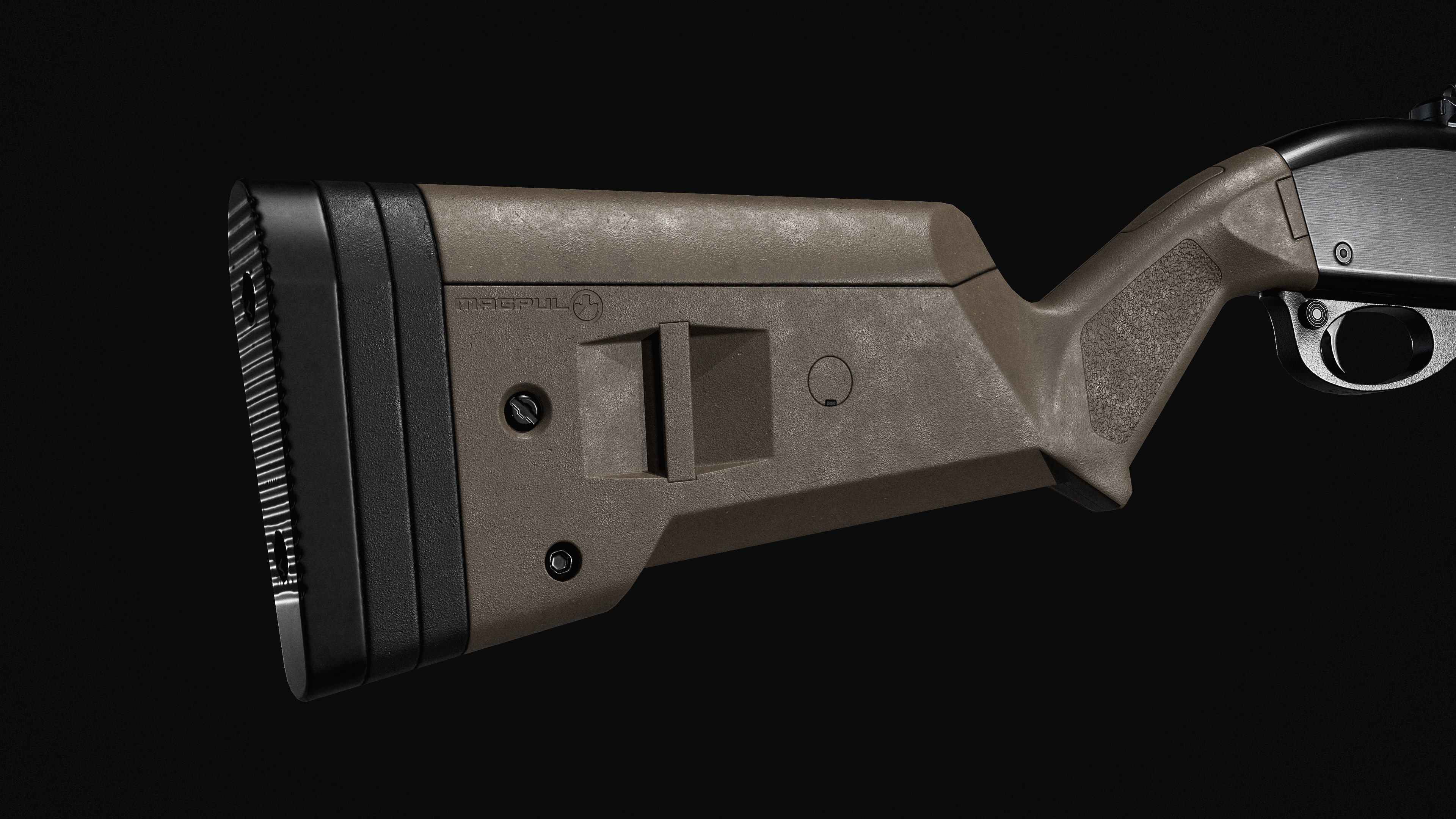 Magpul Stock and Forend for Remington 870 3D model_4