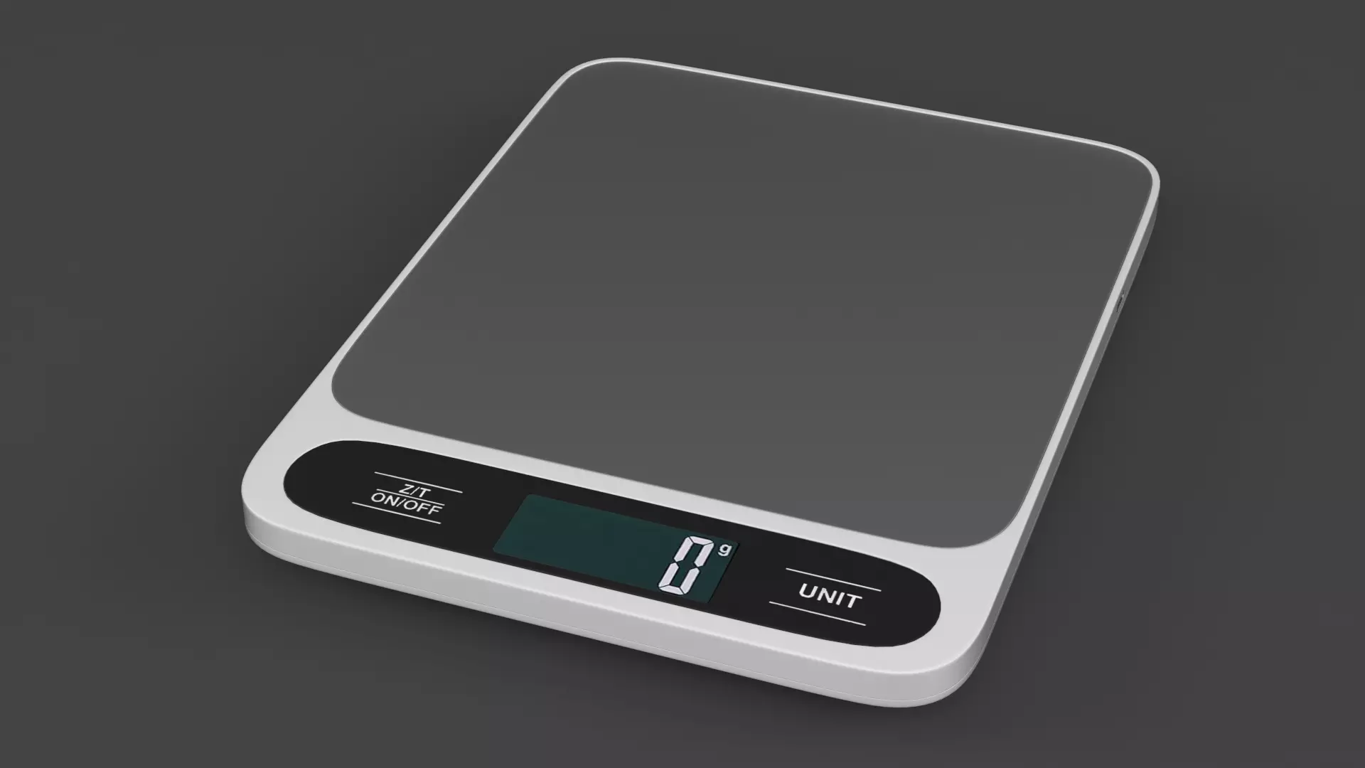 Kitchen Scale 3D model_0