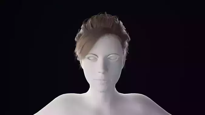 Realistic Female Hair