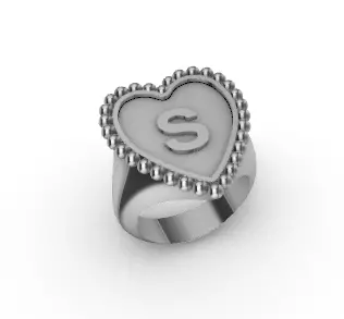 Anillo tipo sello 3D print model
