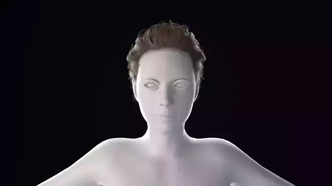 Realistic Female Hair