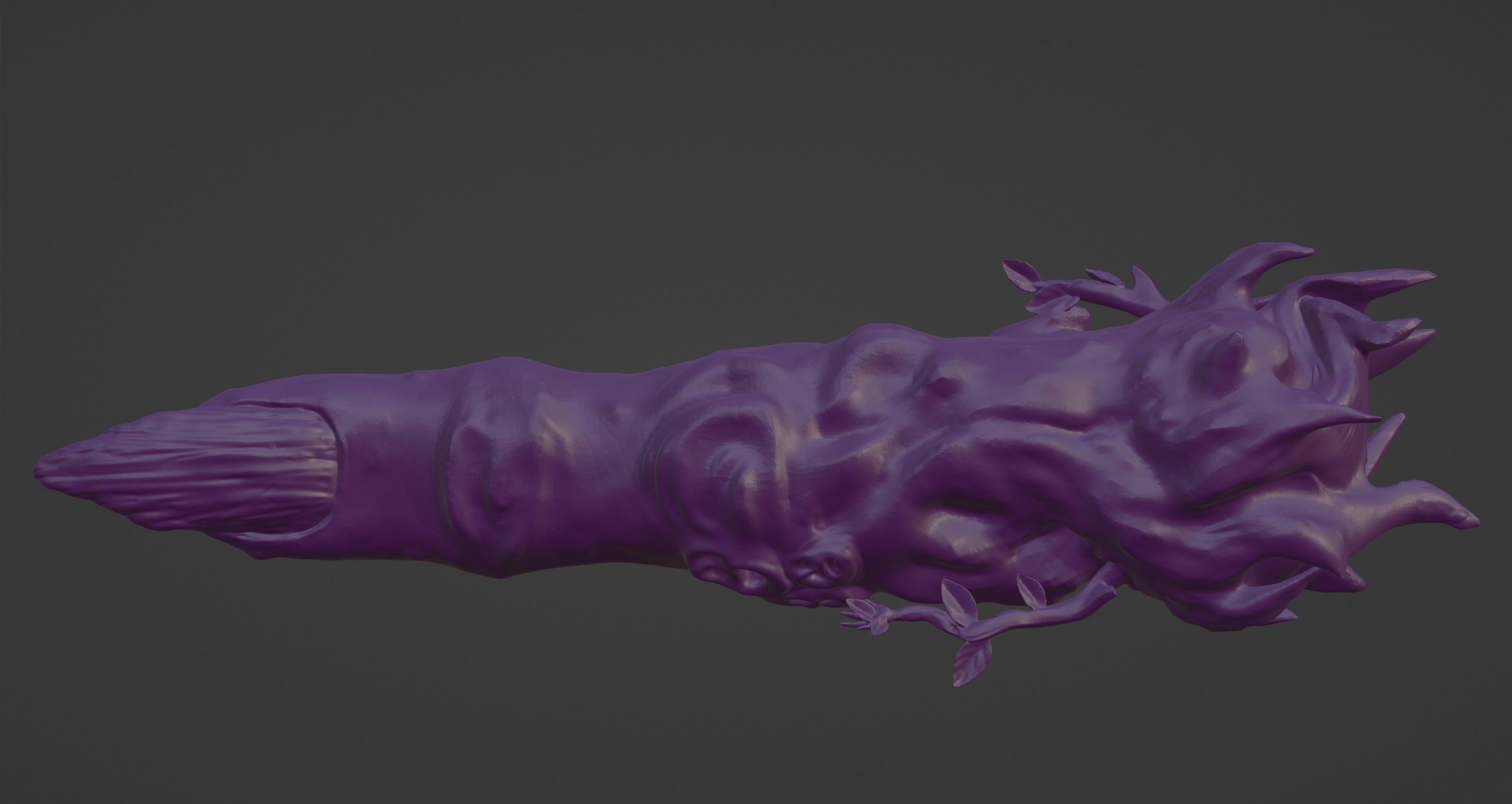 SUKUNA FINGER BUNDLE 1-4- JUJUTSU KAISEN MANGA - STL 3D print model_3