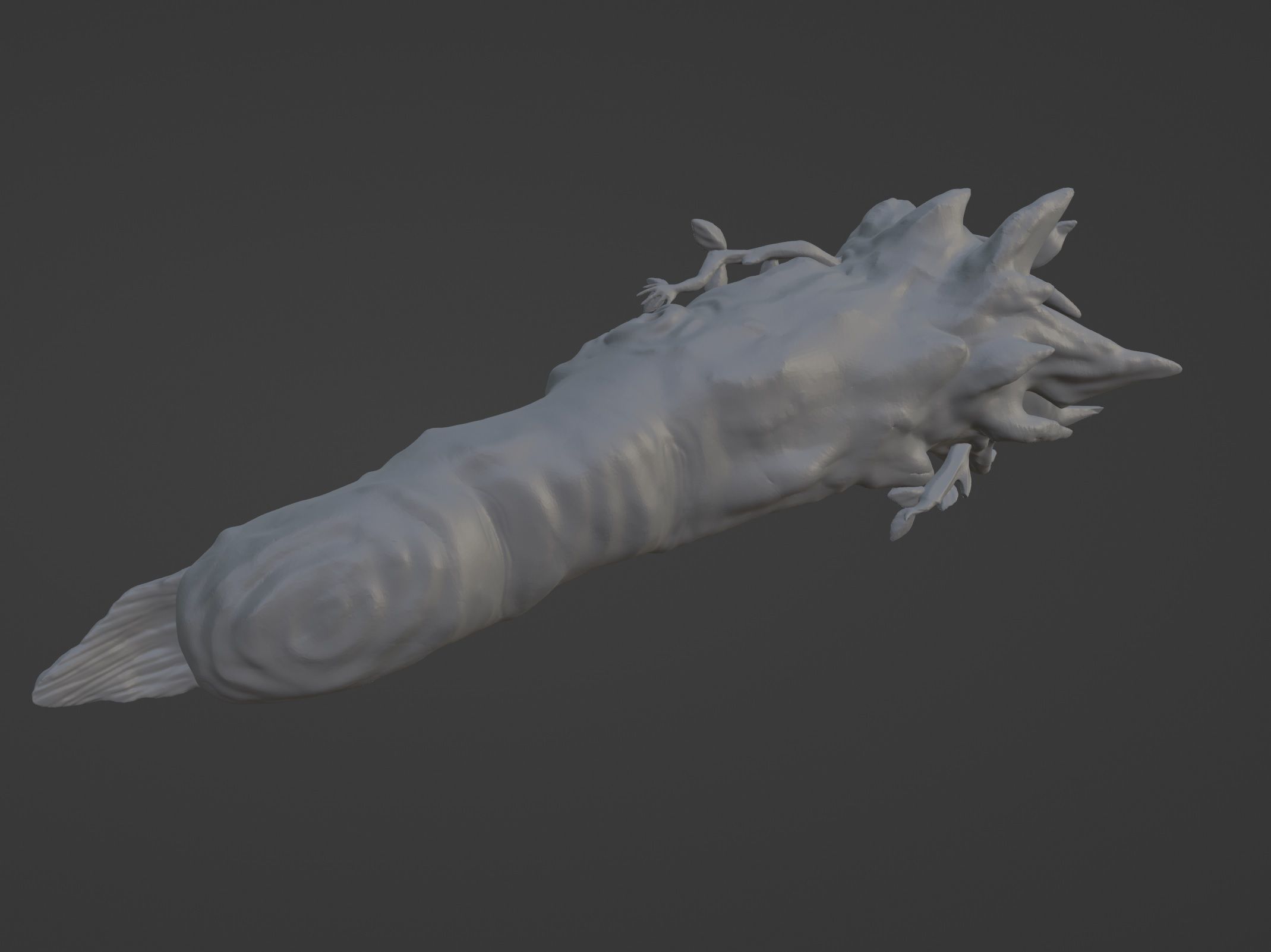 SUKUNA FINGER BUNDLE 1-4- JUJUTSU KAISEN MANGA - STL 3D print model_4