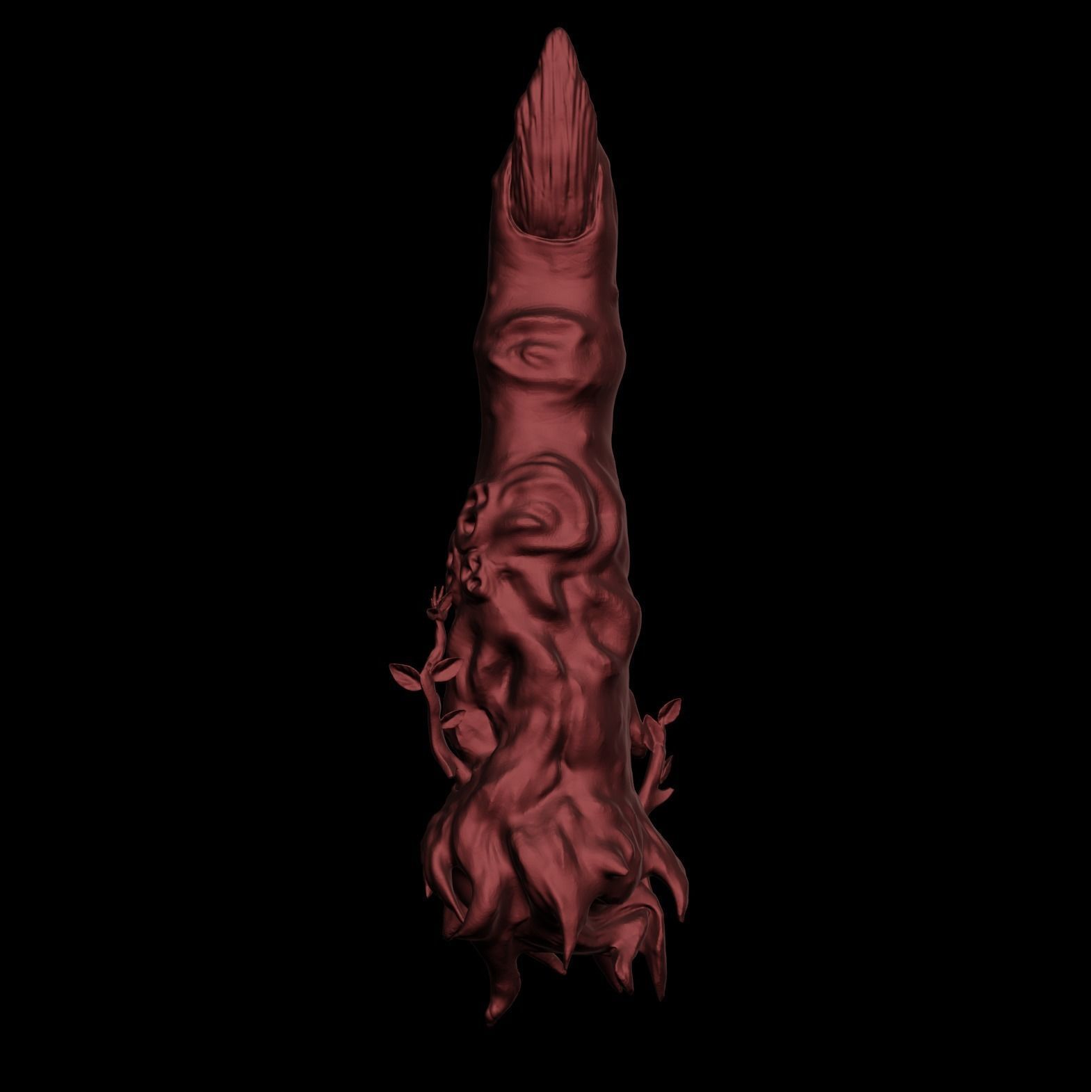 SUKUNA FINGER BUNDLE 1-4- JUJUTSU KAISEN MANGA - STL 3D print model_1