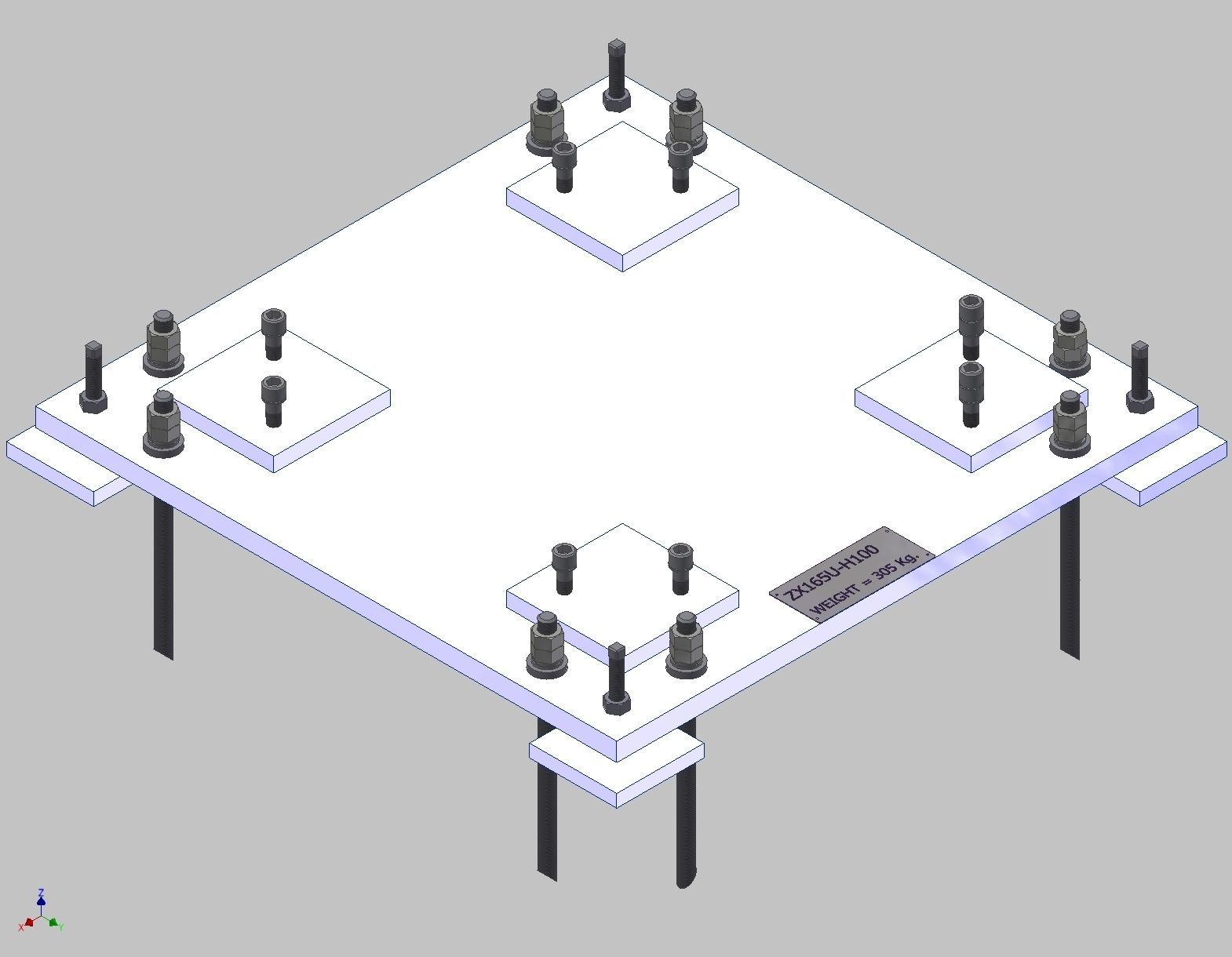26385-ROBOT BASE ZX165U-H100 3D model_9