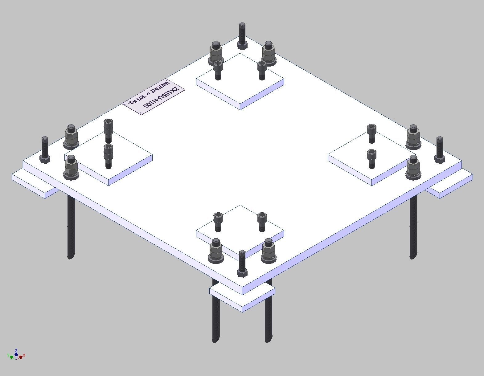 26385-ROBOT BASE ZX165U-H100 3D model_7