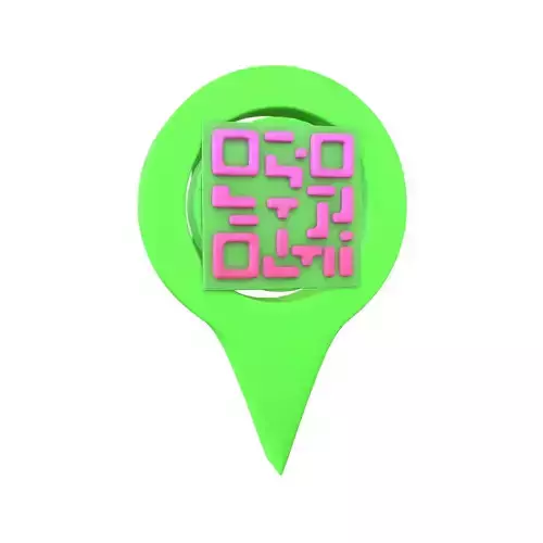 Qr Code Location Tag Icon v1 015