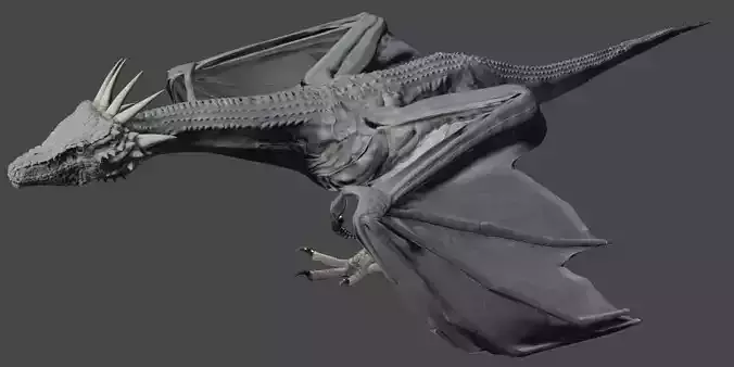 Bipedal Dragon Wyvern 