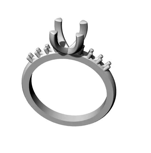 Anillo compromiso Free 3D print model