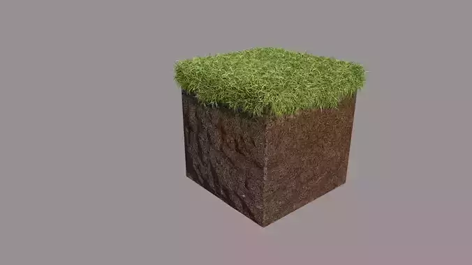 Minecraft Block  3D model