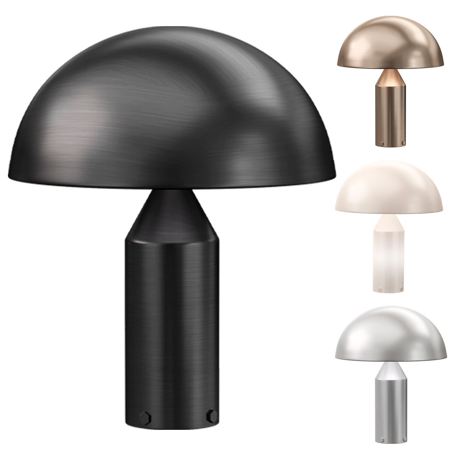 Oluce Atollo table lamp Low-poly 3D model_3