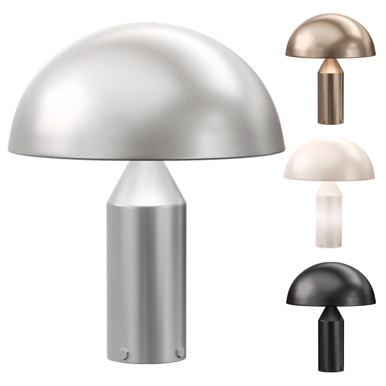 Oluce Atollo table lamp Low-poly 3D model_4