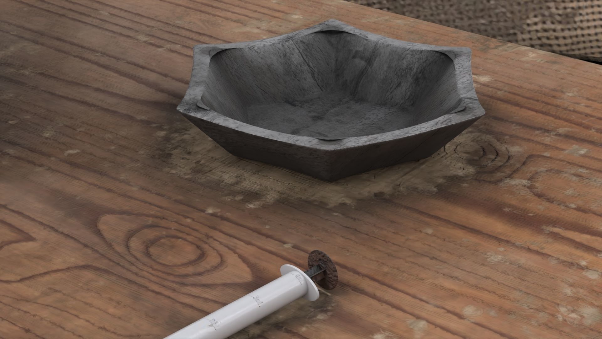 4K Realistic Abandoned Home Furniture Low-poly 3D model_13