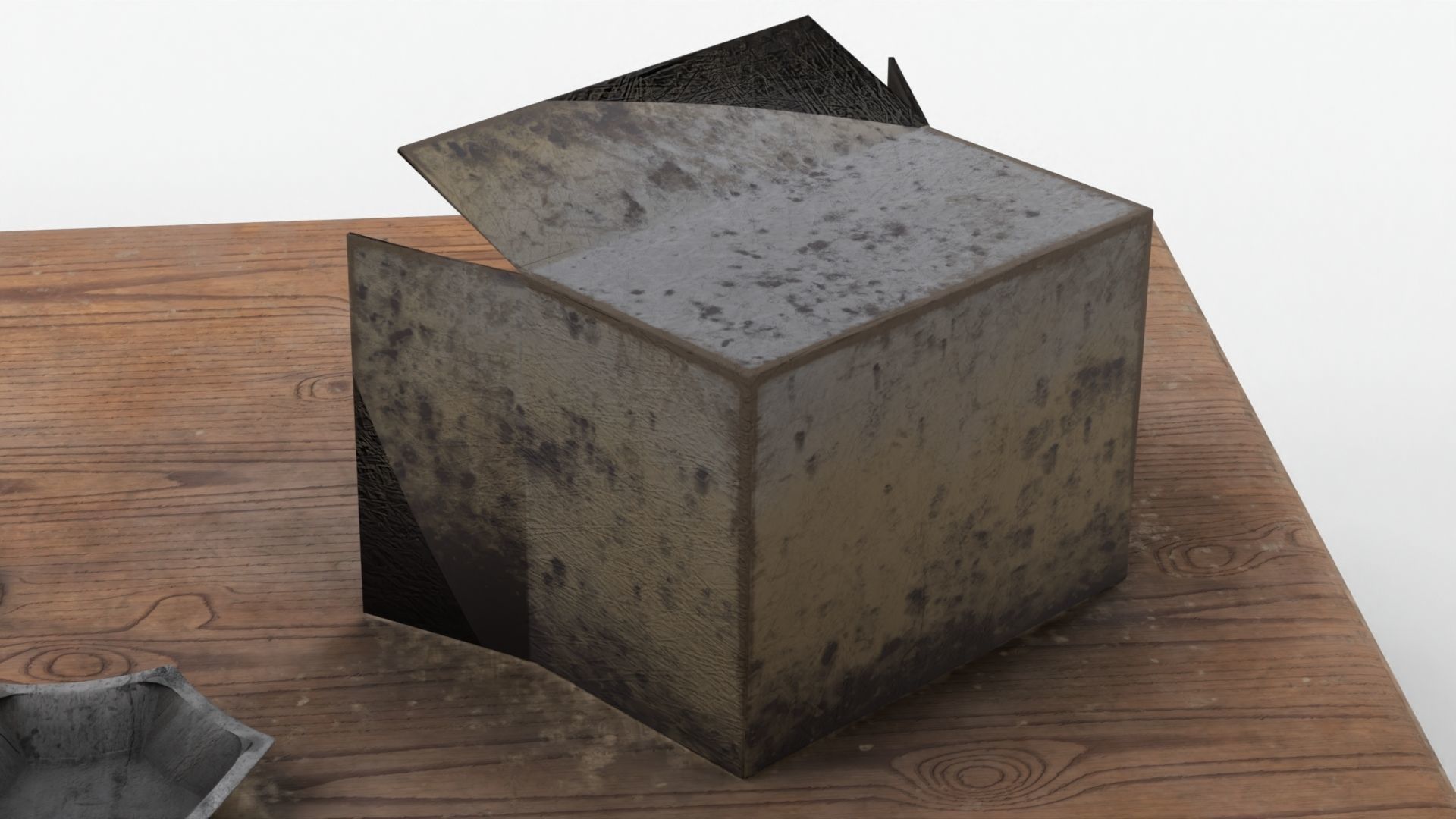 4K Realistic Abandoned Home Furniture Low-poly 3D model_2