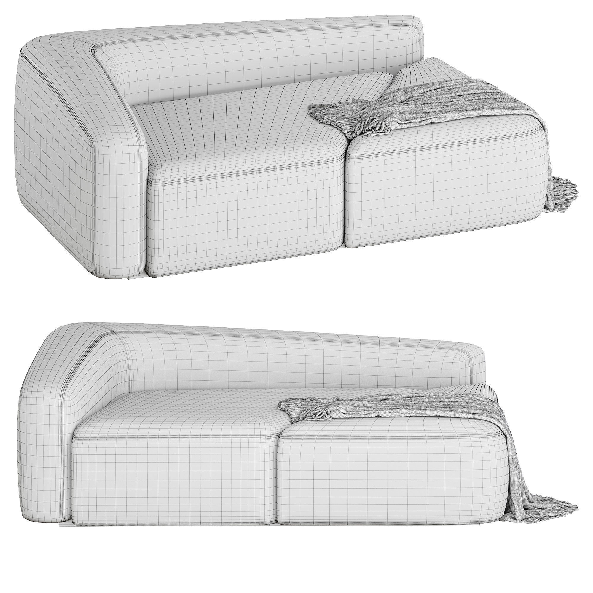 3D model LS 18 Sofa VR / AR / low-poly | CGTrader