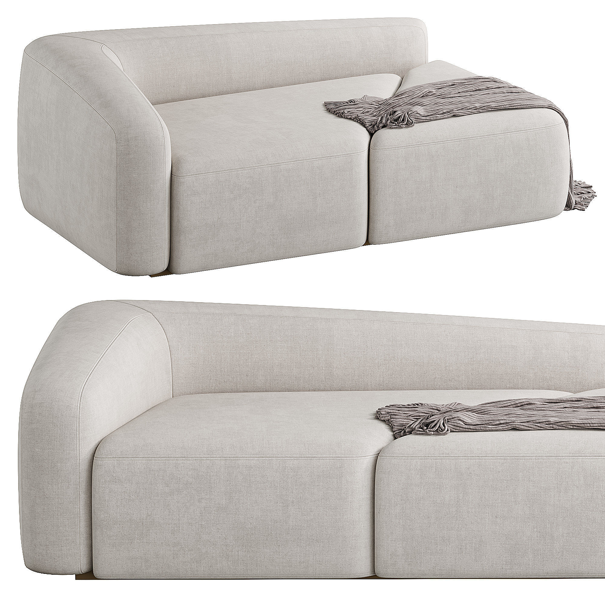 3D model LS 18 Sofa VR / AR / low-poly | CGTrader
