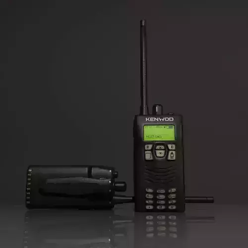  Walkie Talkie 3D Model  Low-poly 3D model