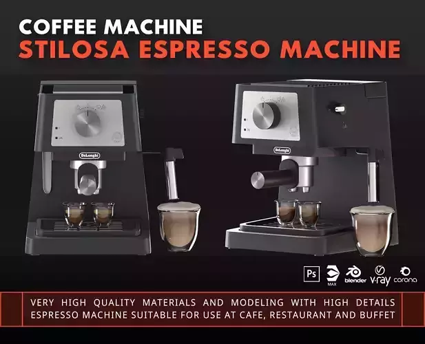 Stilosa Espresso Machine 3D model