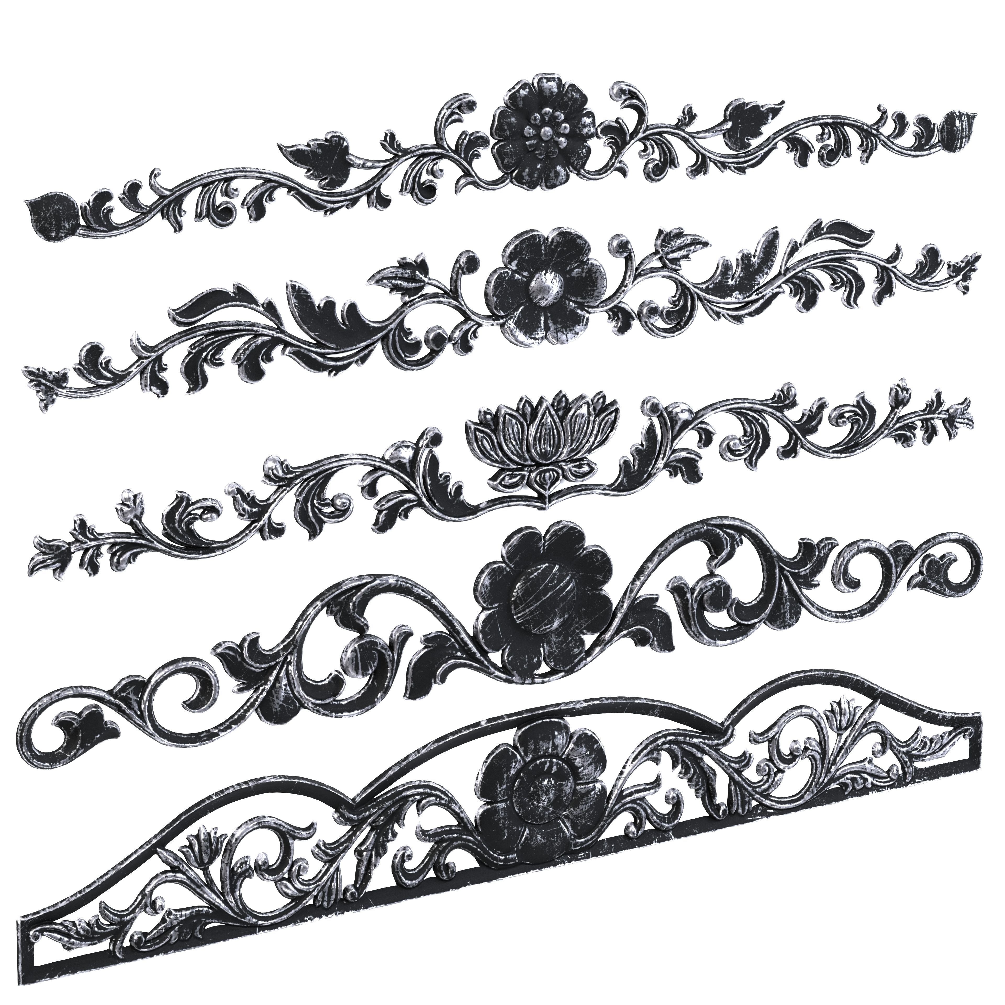 5 Low-Poly Ornament Vol 07-3 Low-poly 3D model_3