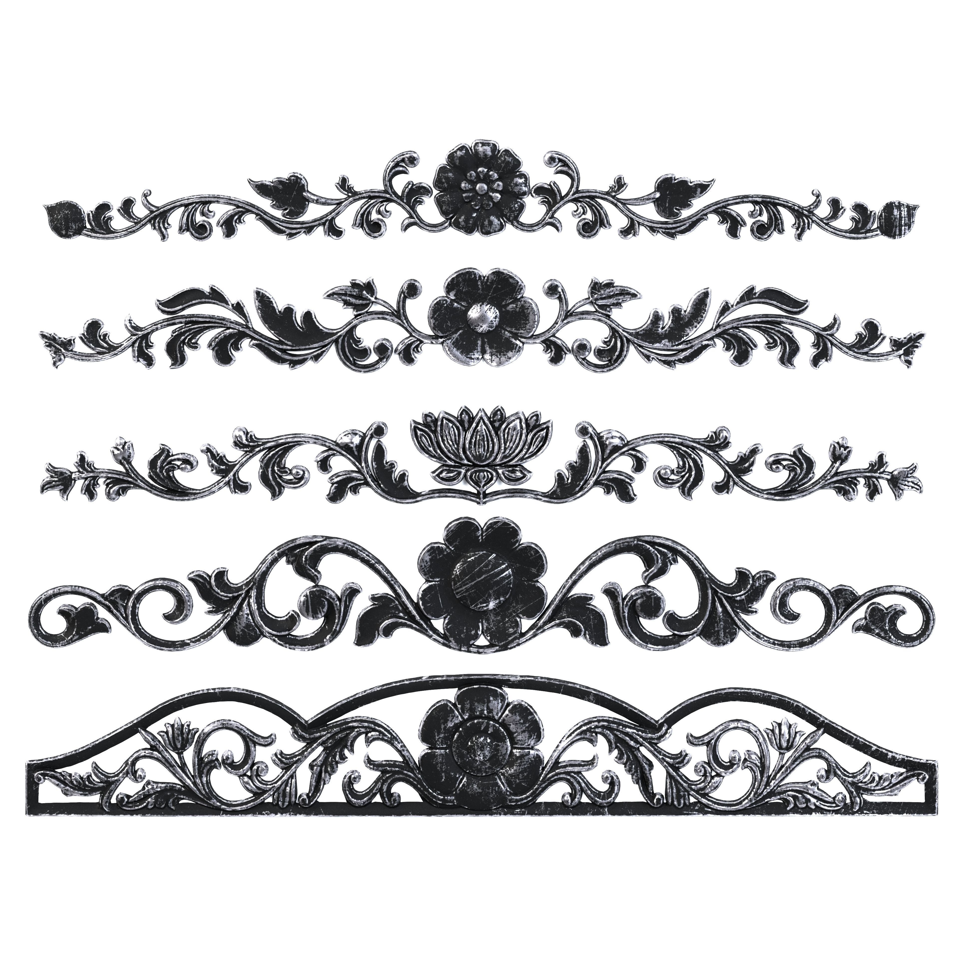 5 Low-Poly Ornament Vol 07-3 Low-poly 3D model_1