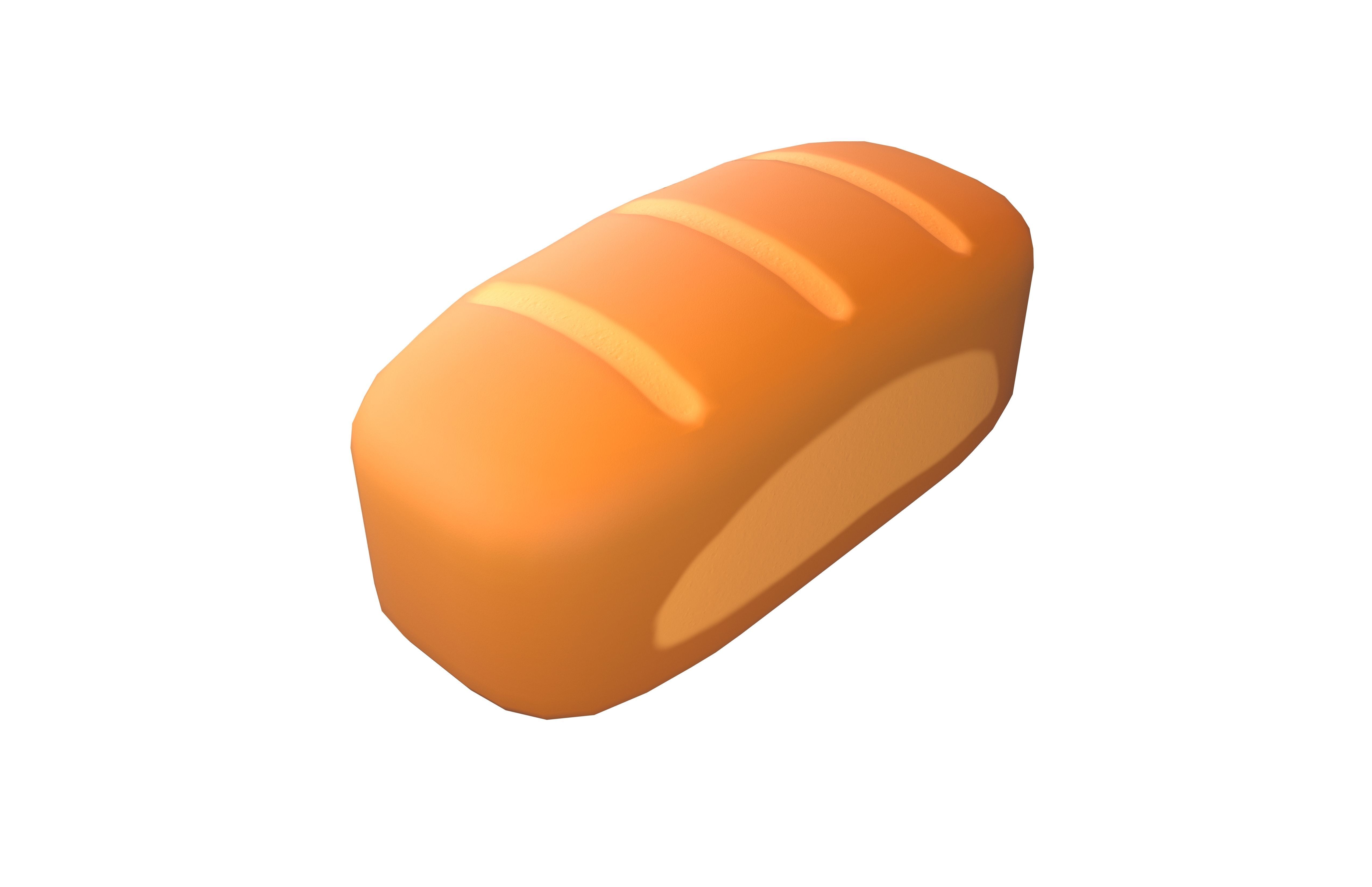 Bread v3 002 Low-poly 3D model_2