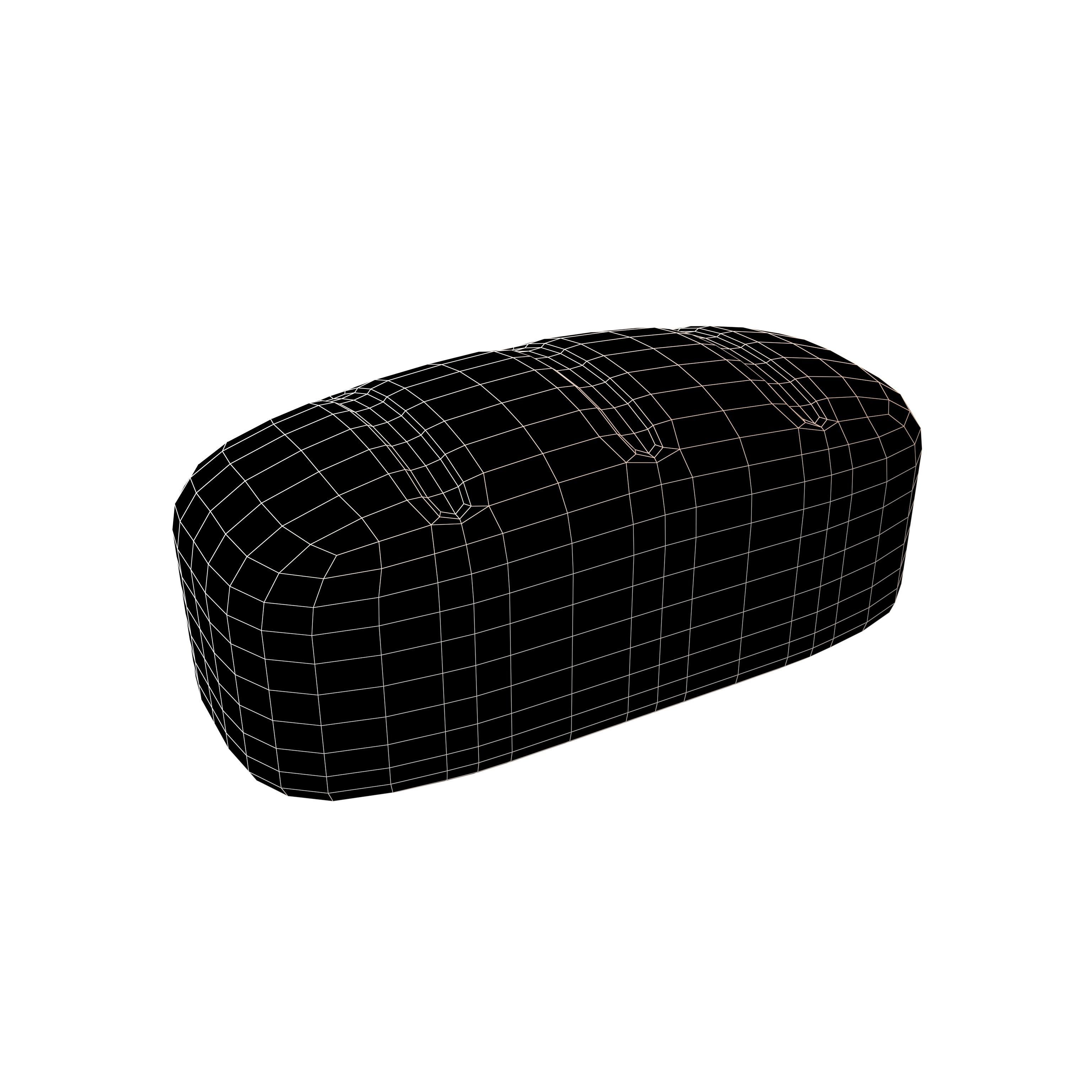 Bread v3 002 Low-poly 3D model_4