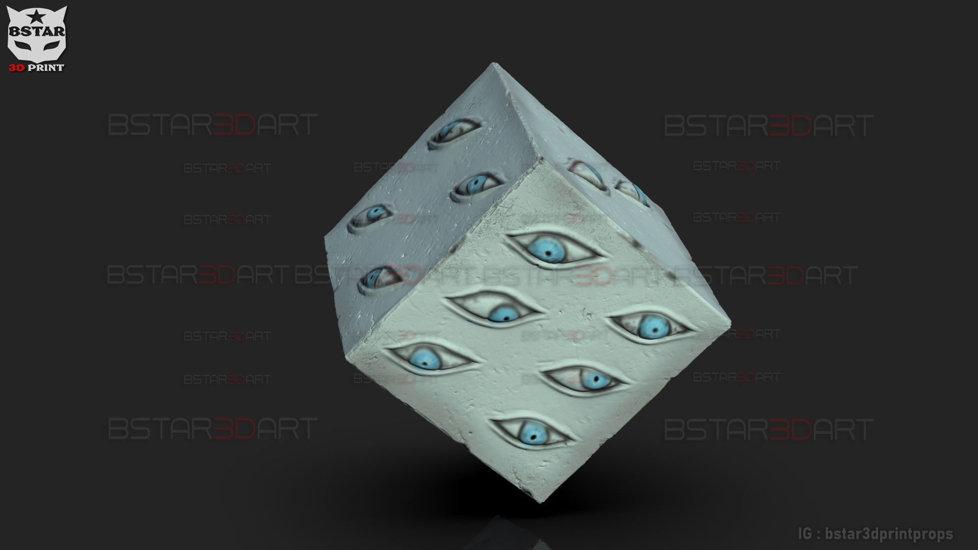 Prison Realm - Gojo satoru Cube - Jujutsu Kaisen  3D print model_15