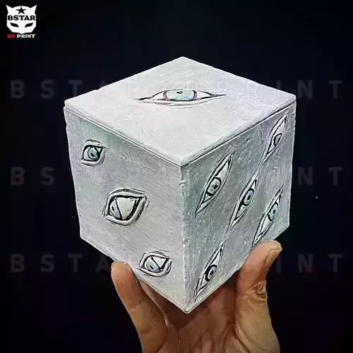 Prison Realm - Gojo satoru Cube - Jujutsu Kaisen  3D print model Prison Realm - Gojo satoru Cube - Jujutsu Kaisen  3D print model