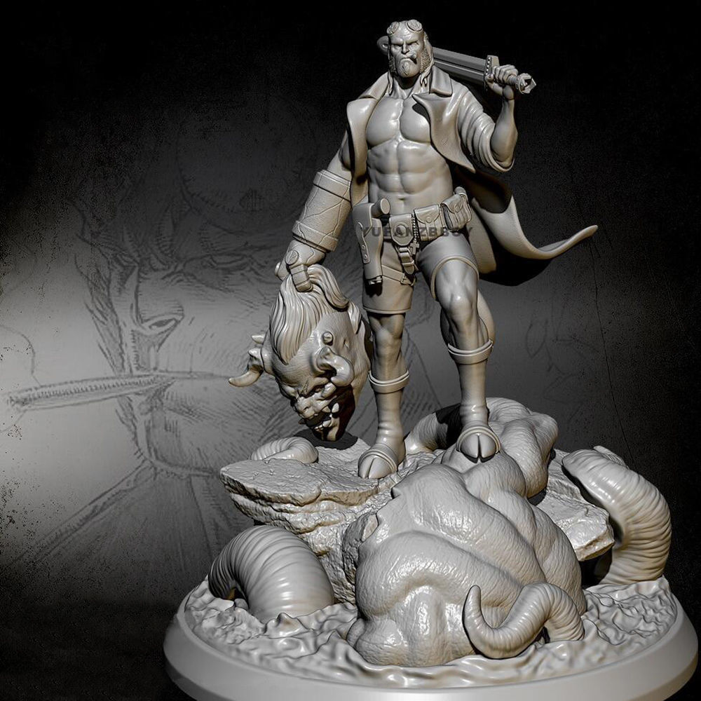 Hellboy 3D Model Ready to Print 3D print model_1