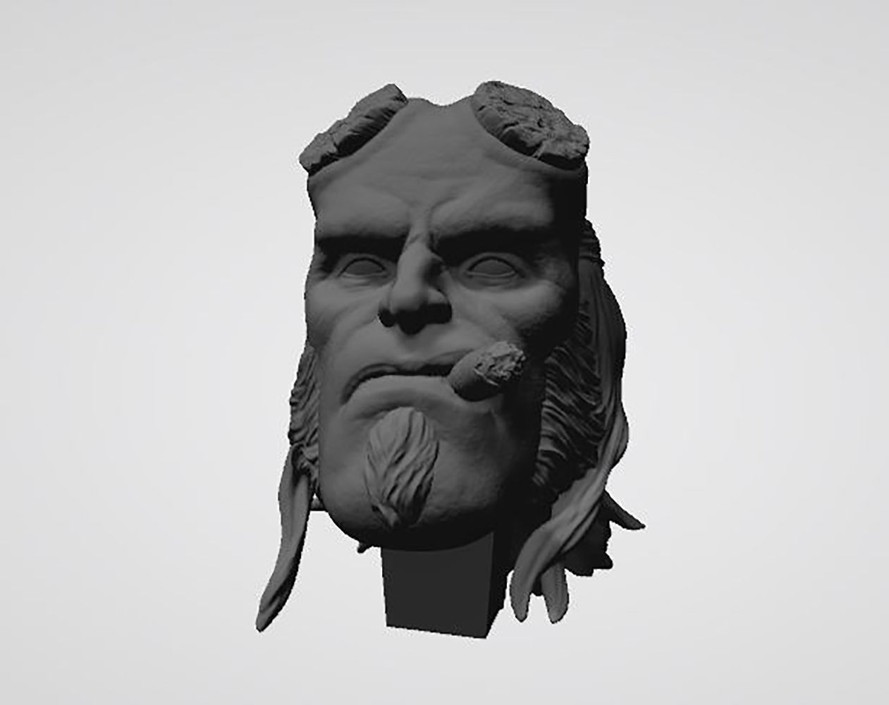 Hellboy 3D Model Ready to Print 3D print model_2