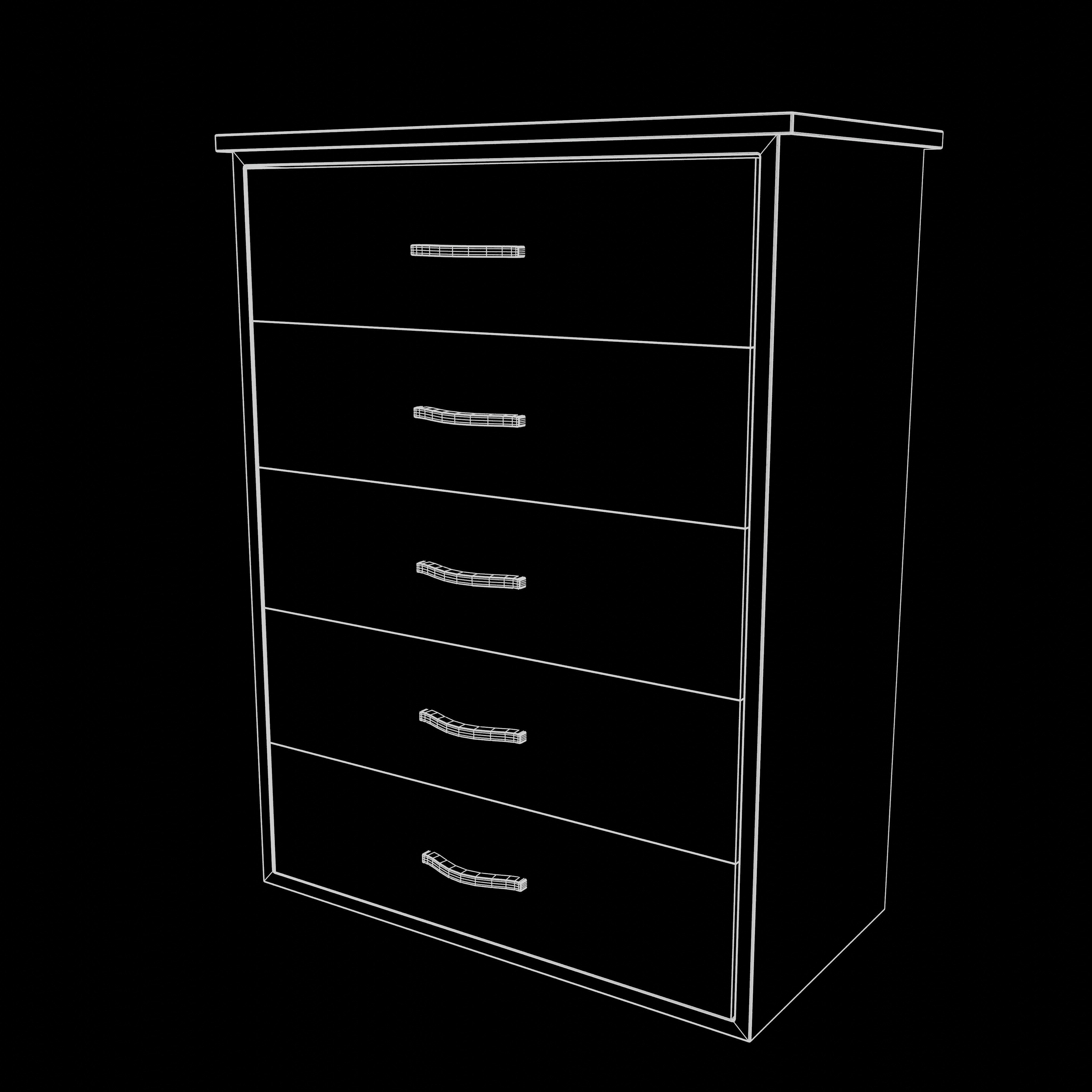 Dresser 3D model_5