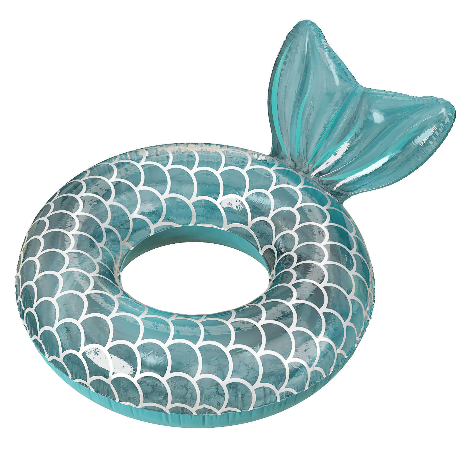 Sunny LIFE Mermaid inflatable pool float tube ring 3D model_2
