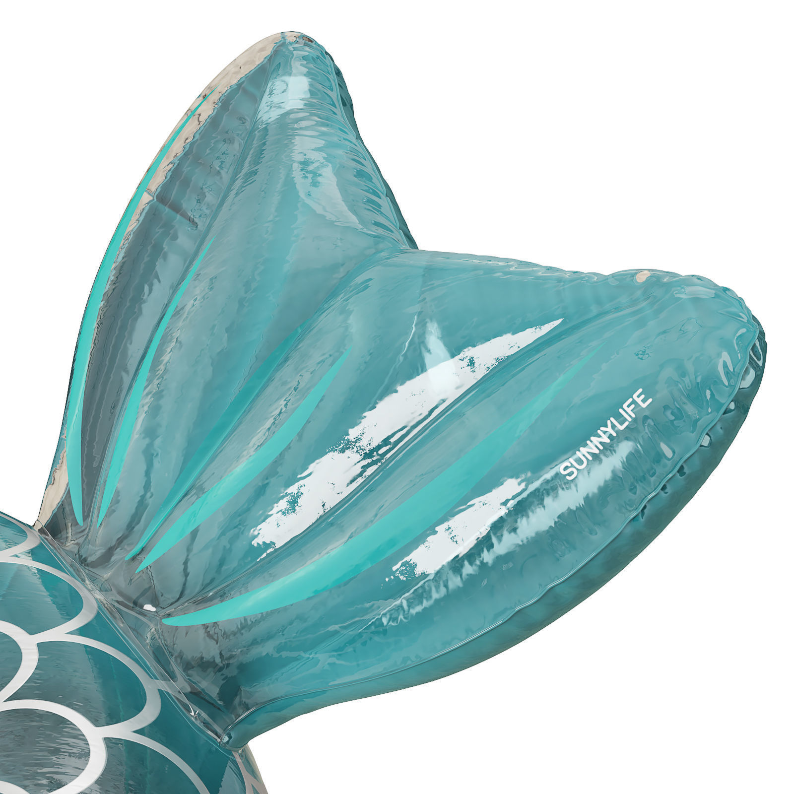 Sunny LIFE Mermaid inflatable pool float tube ring 3D model_6