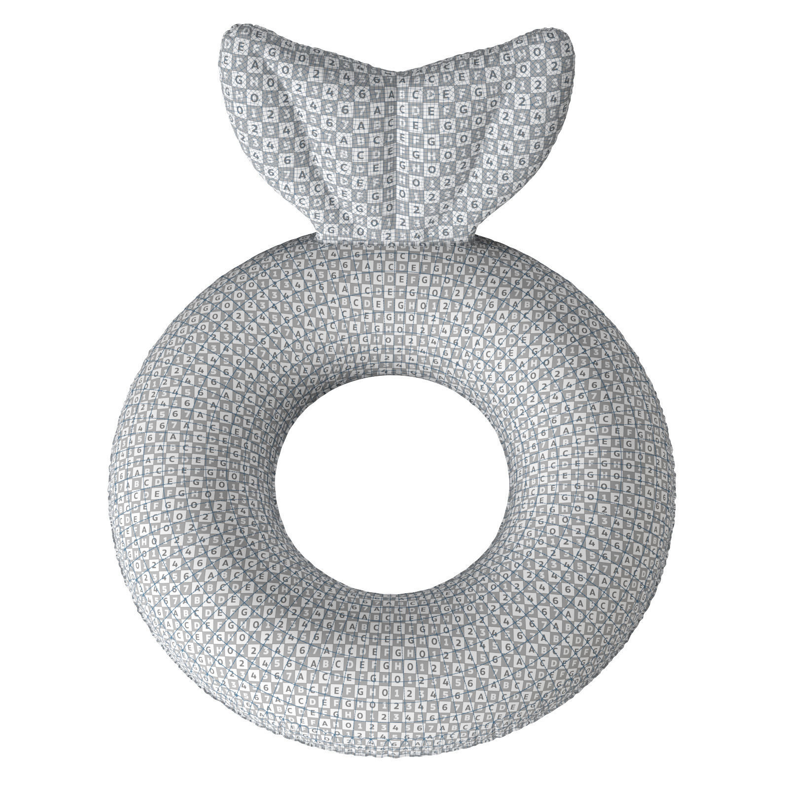 Sunny LIFE Mermaid inflatable pool float tube ring 3D model_12