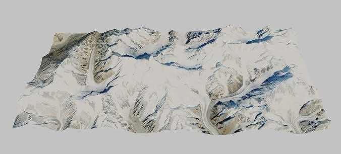 Snowy mountain Texture