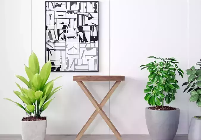 edge Modern foldable storage table 3D model